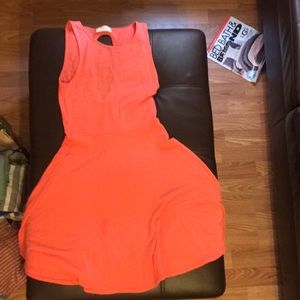Coral dress
